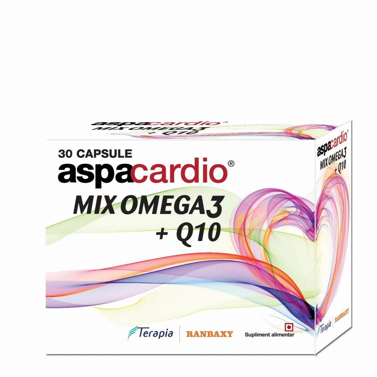 Aspacardio Mix Omega 3 si Q10, 30 capsule, Terapia