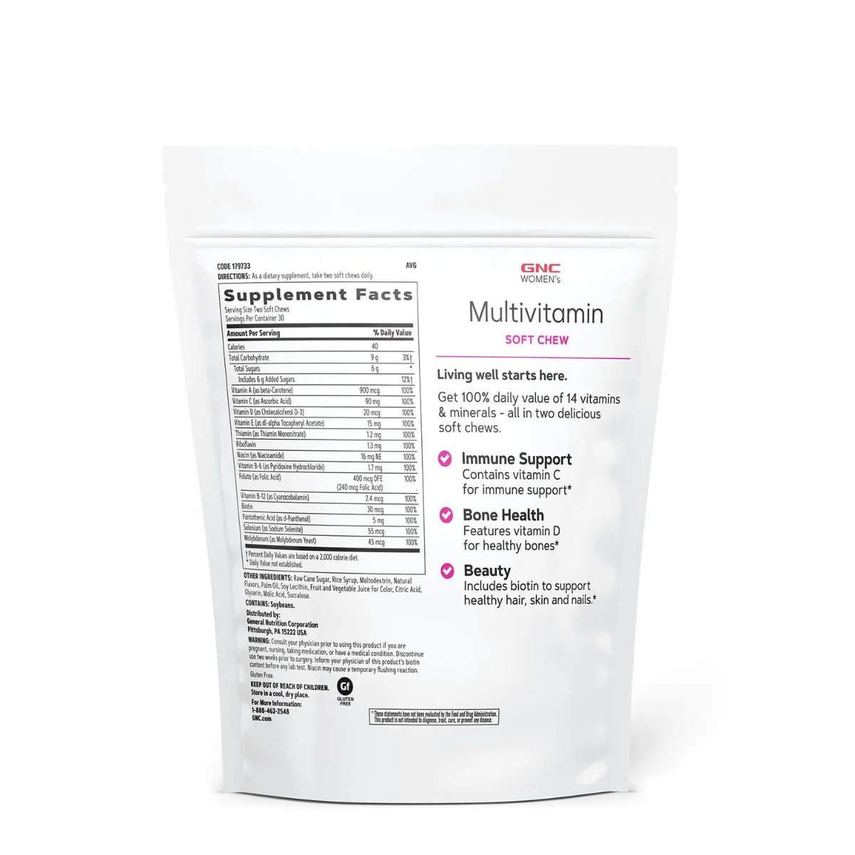 Multivitamine pentru femei Ultra Mega Aroma Mix de fructe Women's, 60 caramele, GNC 