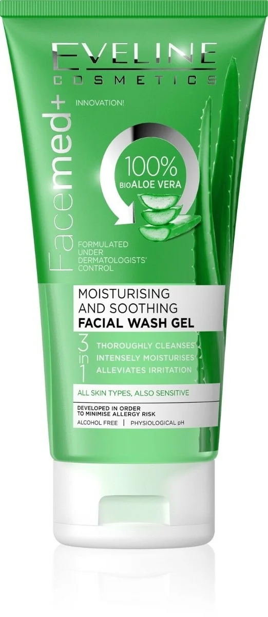 Gel de curatare cu aloe vera FaceMed, 150ml, Eveline Cosmetics