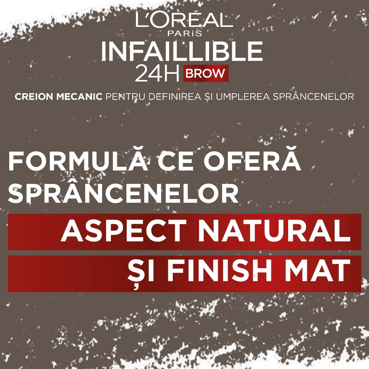 Creion de sprancene Infaillible Brows 245 Triangular 5.0 Light Brunette, 1ml, L'Oreal Paris