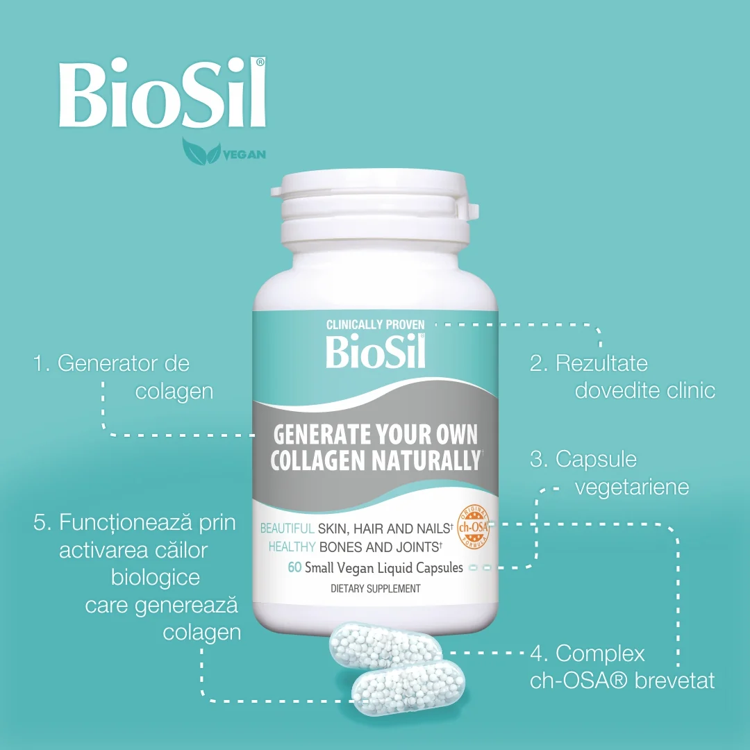 BioSil, 60 capsule, Bio Minerals