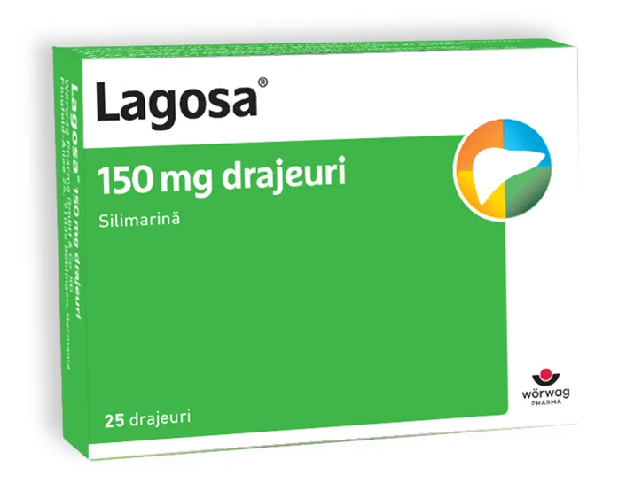 Lagosa 150 mg, 25 drajeuri, Worwag Pharma