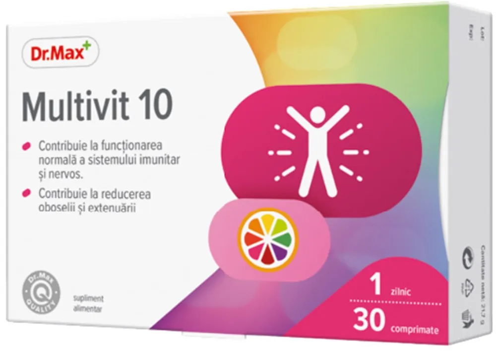 Dr. Max Multivit 10, 30 comprimate