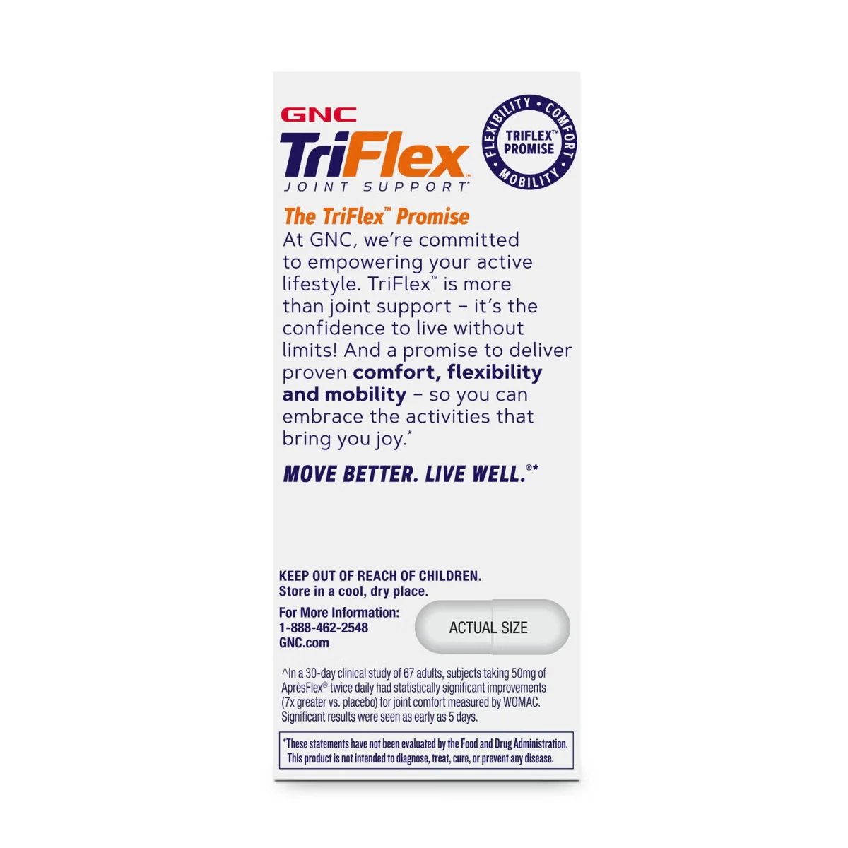 TriFlex Turmeric Formula, 60 tablete, GNC