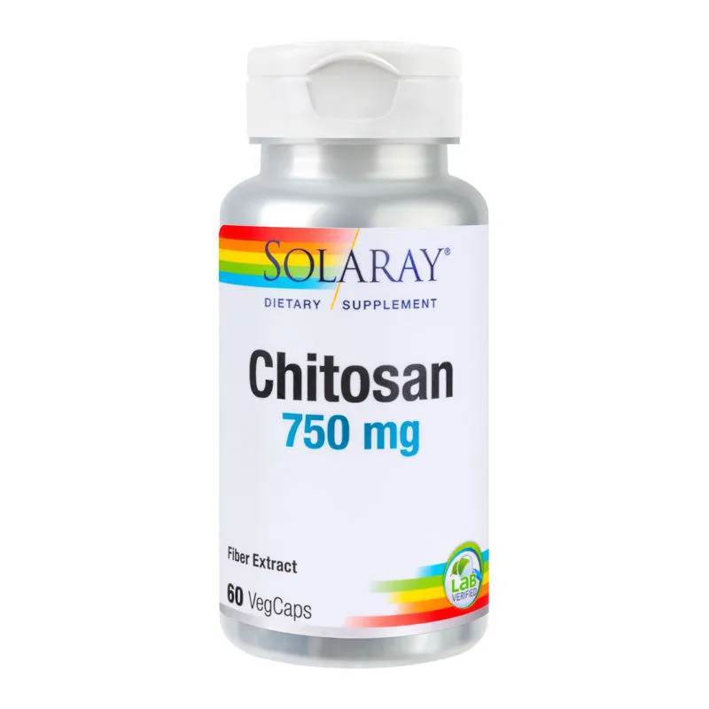 Chitosan 750mg Solaray, 60 capsule, Secom
