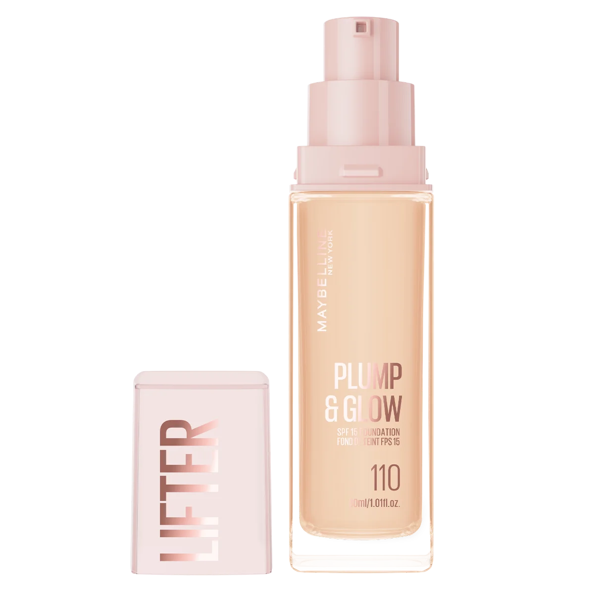 Fond de ten Lifter Plump & Glow Nr. 110, 30ml, Maybelline 