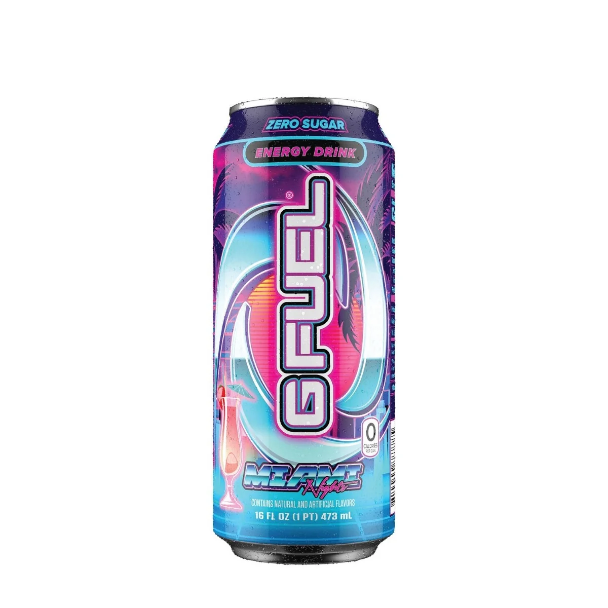 Bautura energizanta cu aroma Miami Nights, 473ml, G Fuel