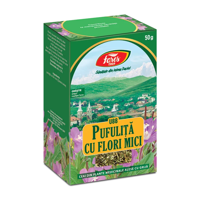 Ceai pufulita cu flori mici, 50g, Fares