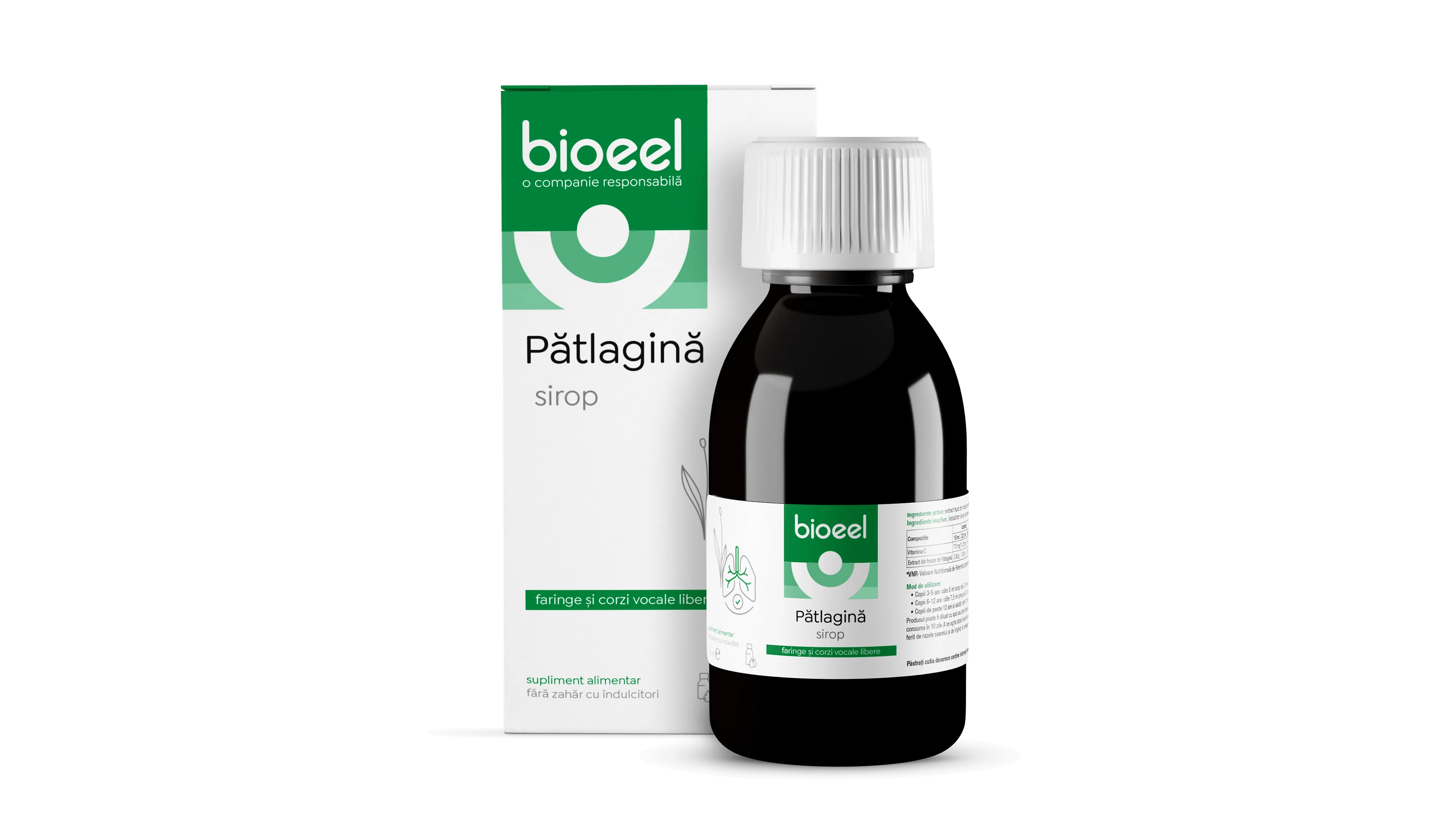 Sirop de patlagina, 120ml, Bioeel