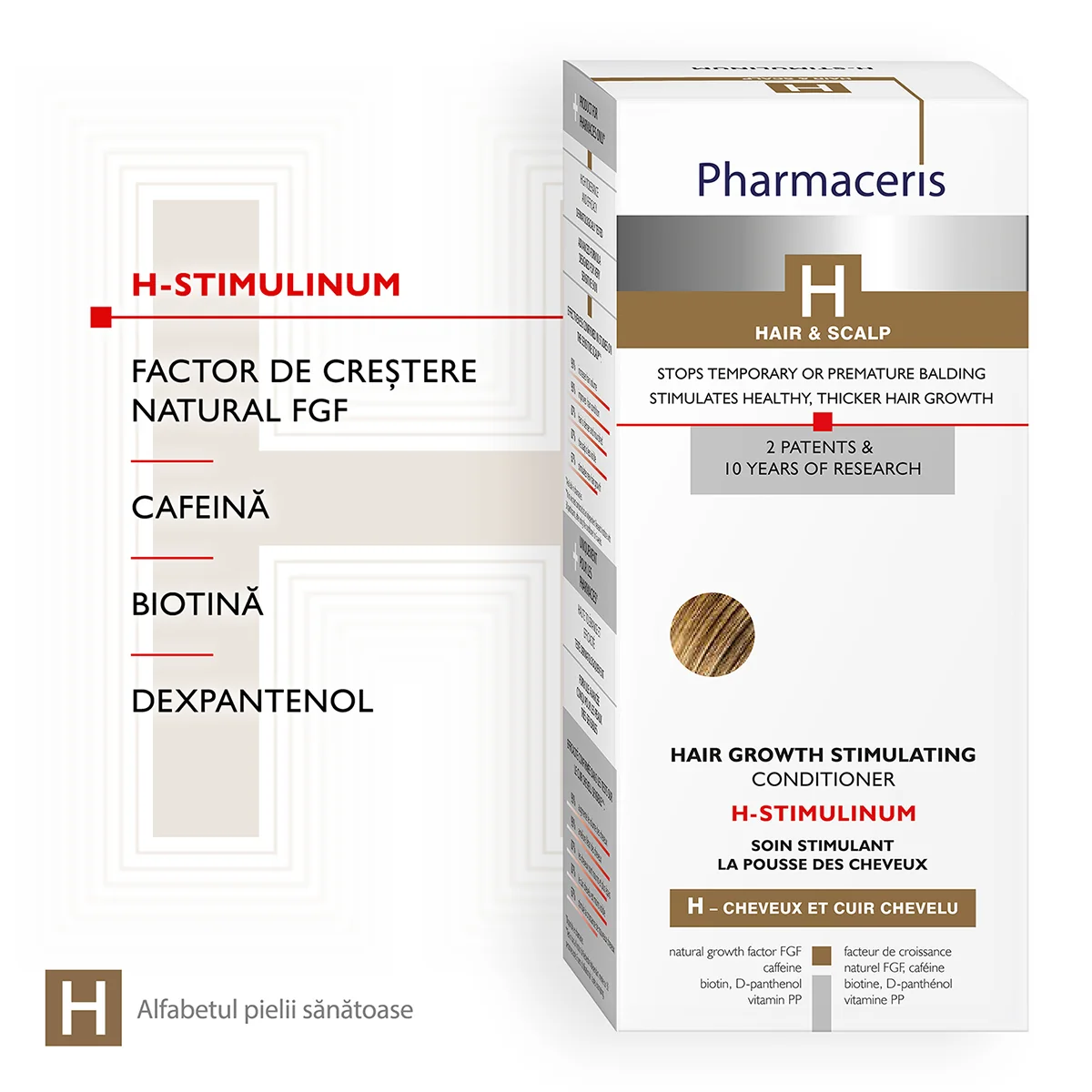 Balsam pentru stimularea cresterii parului Stimulinum H, 150ml, Pharmaceris