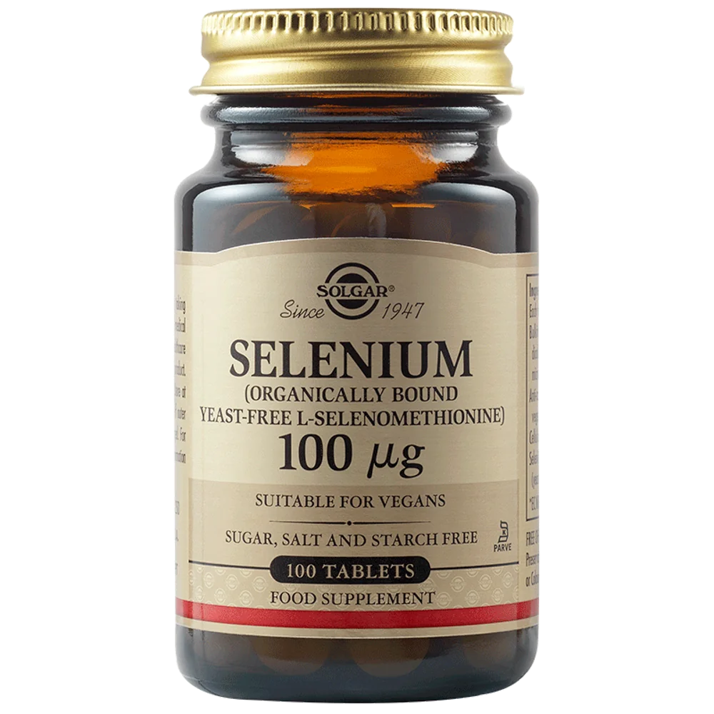 Seleniu 100mcg, 100 tablete, Solgar