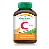 Vitamina C 500mg, 30 tablete masticabile, Jamieson
