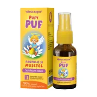 PufyPuf spray propolis si musetel, 20 ml, Dacia Plant