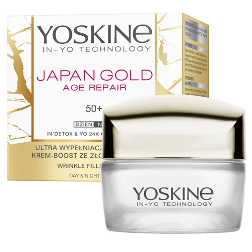 Crema pentru umplerea ridurilor de zi si noapte pentru ten 50+ Japan Gold Age Repair, 50ml, Yoskine 