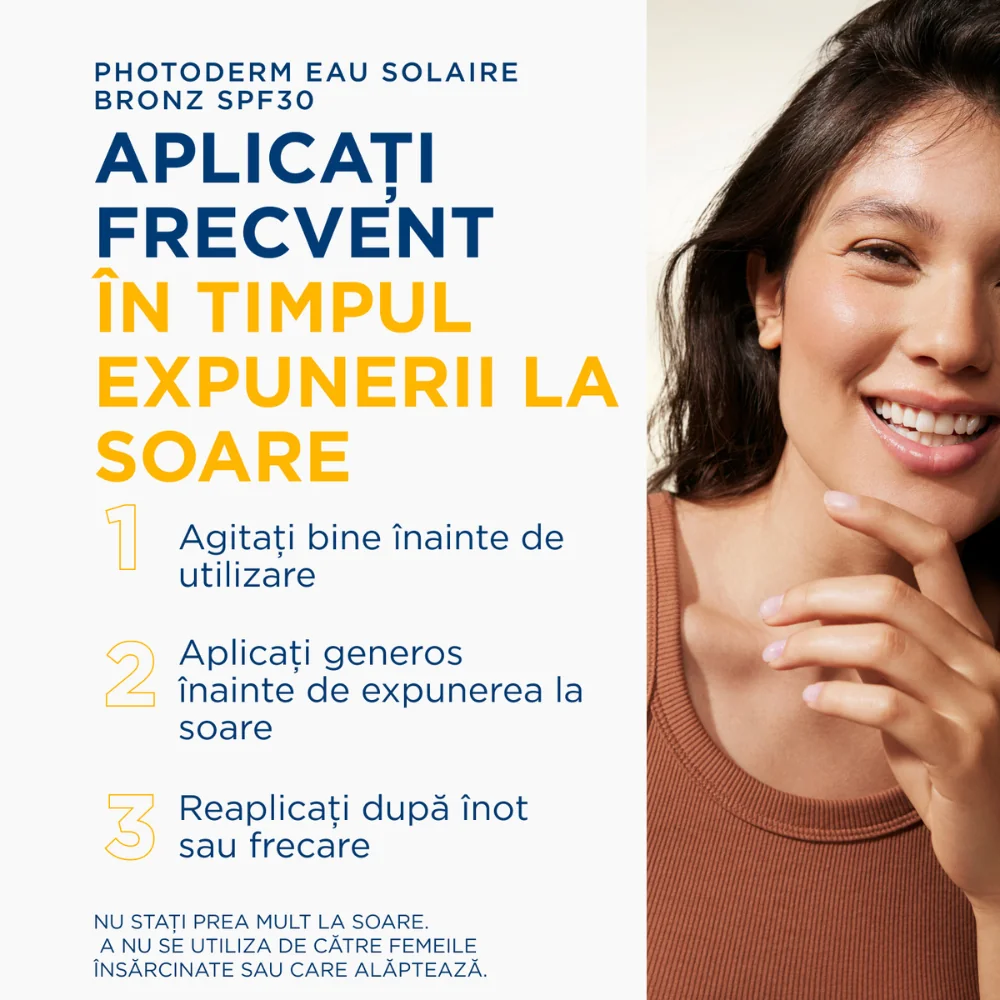 Apa de protectie solara SPF 30 Photoderm, 200ml, Bioderma