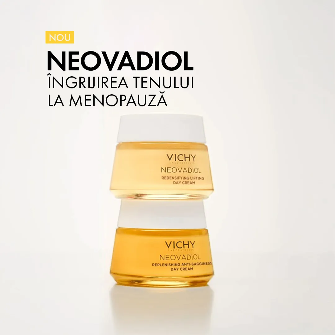 Crema de zi antirid cu efect de redensificare si reumplere ten normal-mixt Neovadiol Peri-Menopause, 50ml, Vichy 