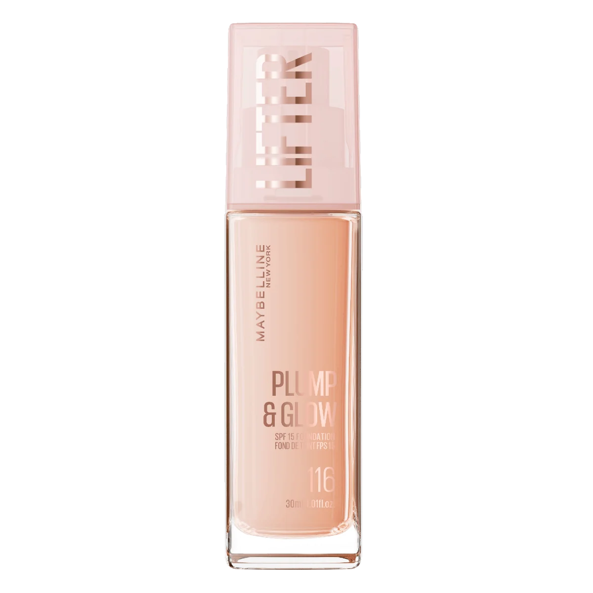Fond de ten Lifter Plump & Glow Nr. 116, 30ml, Maybelline