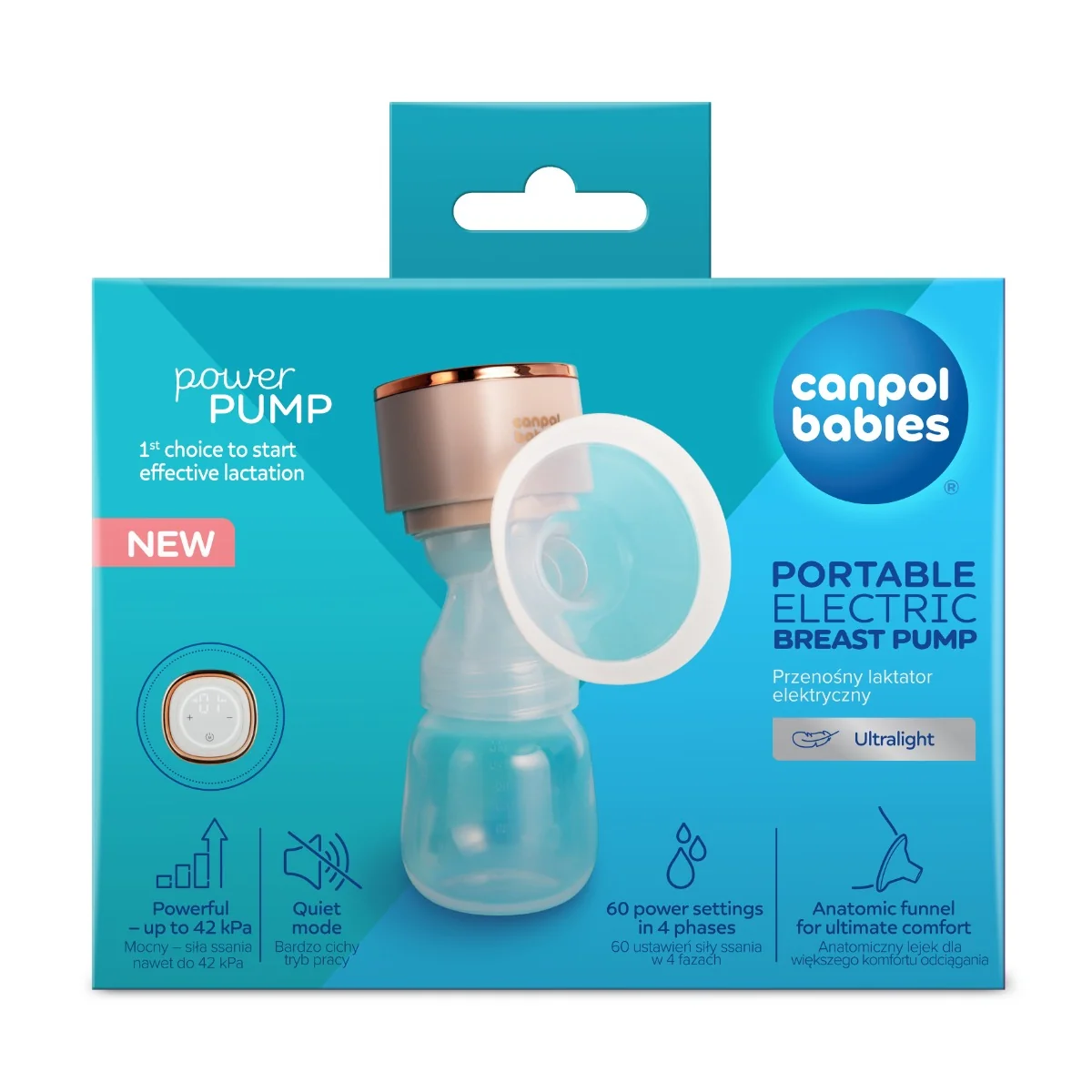Pompa portabila de san electrica 20/107, 1 bucata, Canpol babies