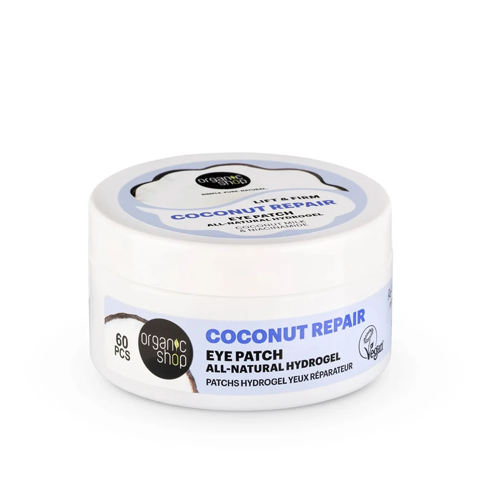 Plasturi pentru ochi hidrogel Coconut Repair Lift&Firm, 60 bucati, Organic Shop