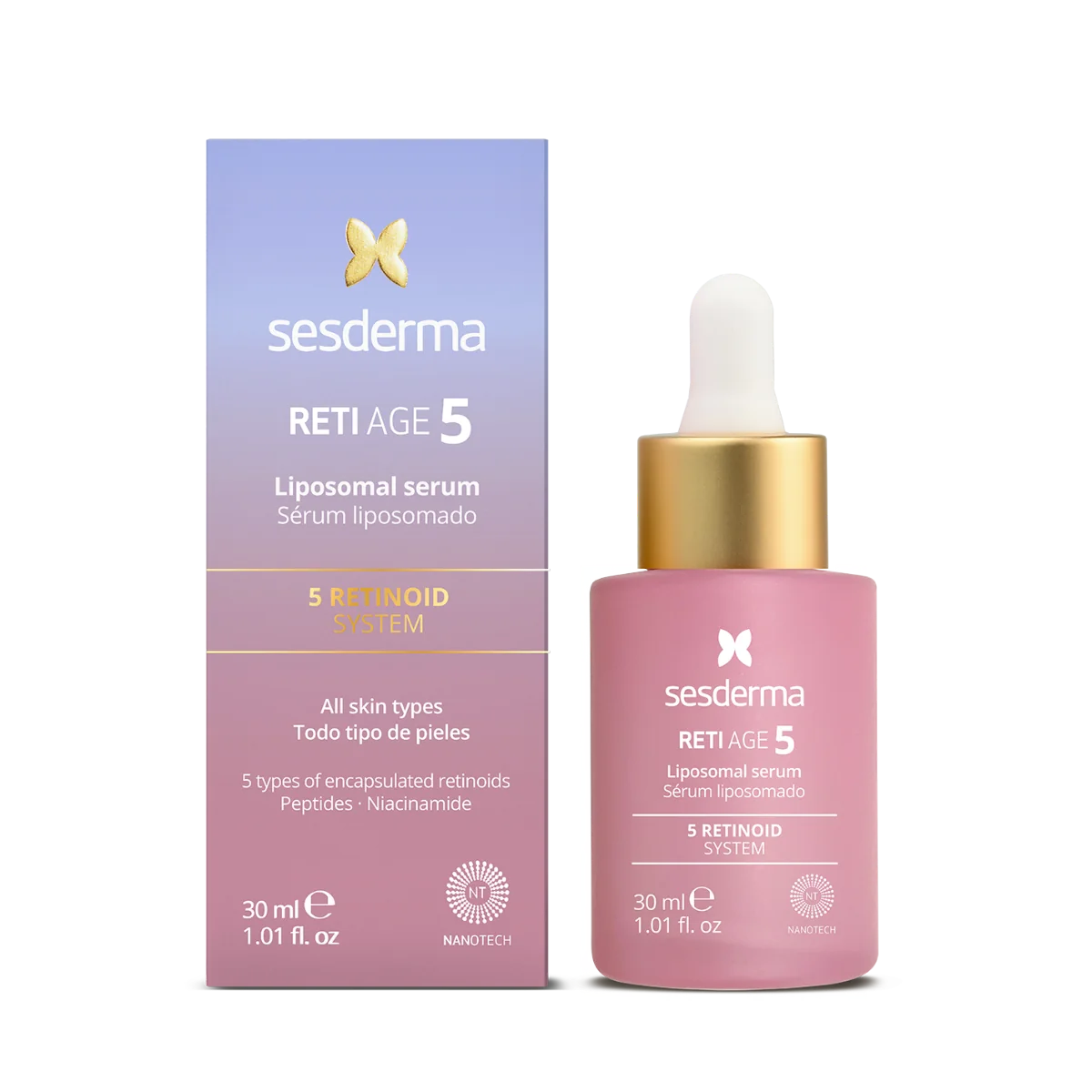 Ser de fata anti-imbatranire Reti Age 5, 30ml, Sesderma