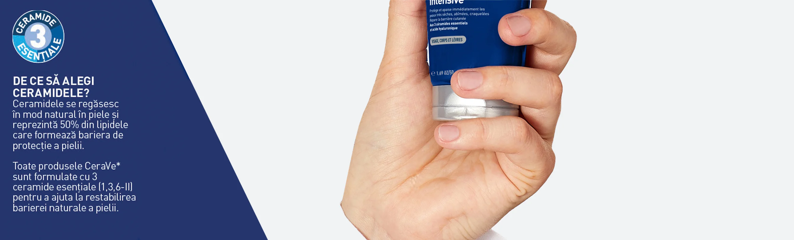 CeraVe Balsam Reparator cu Actiune Avansata, cu textura cerata CeraVe Balsam Reparator cu Actiune Avansata, cu textura cerata