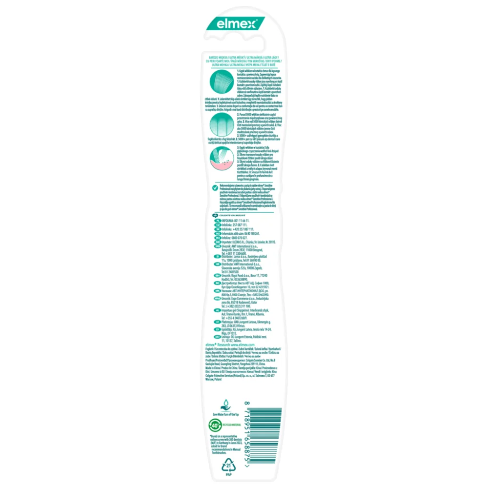 Periuta de dinti Expert Precision Sensitive, 1 bucata, Elmex