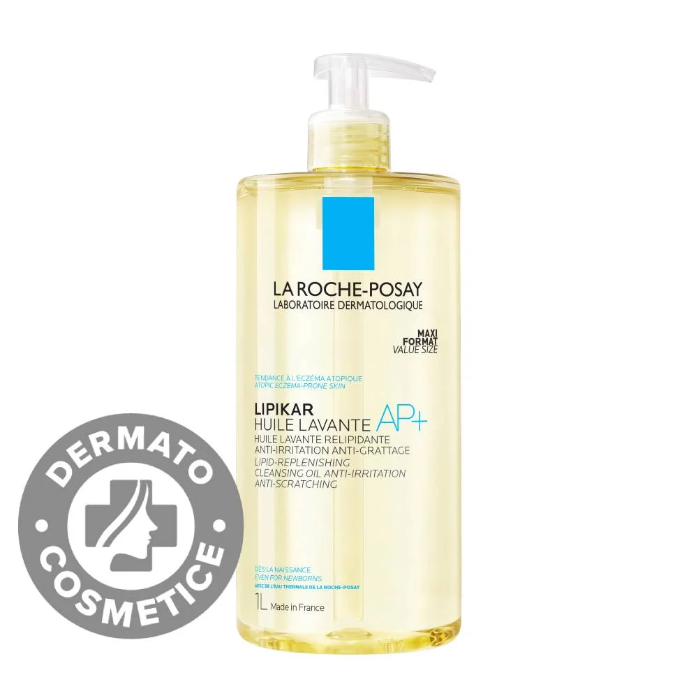 Ulei de spalare pentru pielea uscata cu tendinta atopica AP+ Lipikar, 1000ml, La Roche-Posay