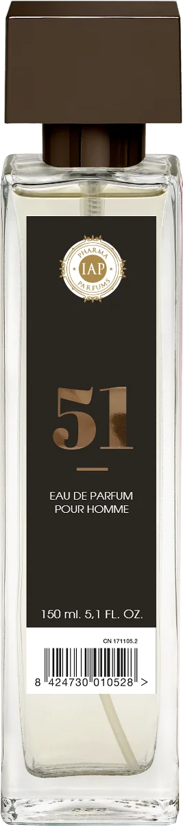 Apa de parfum pentru barbati Nr. 51, 150ml, IAP Pharma