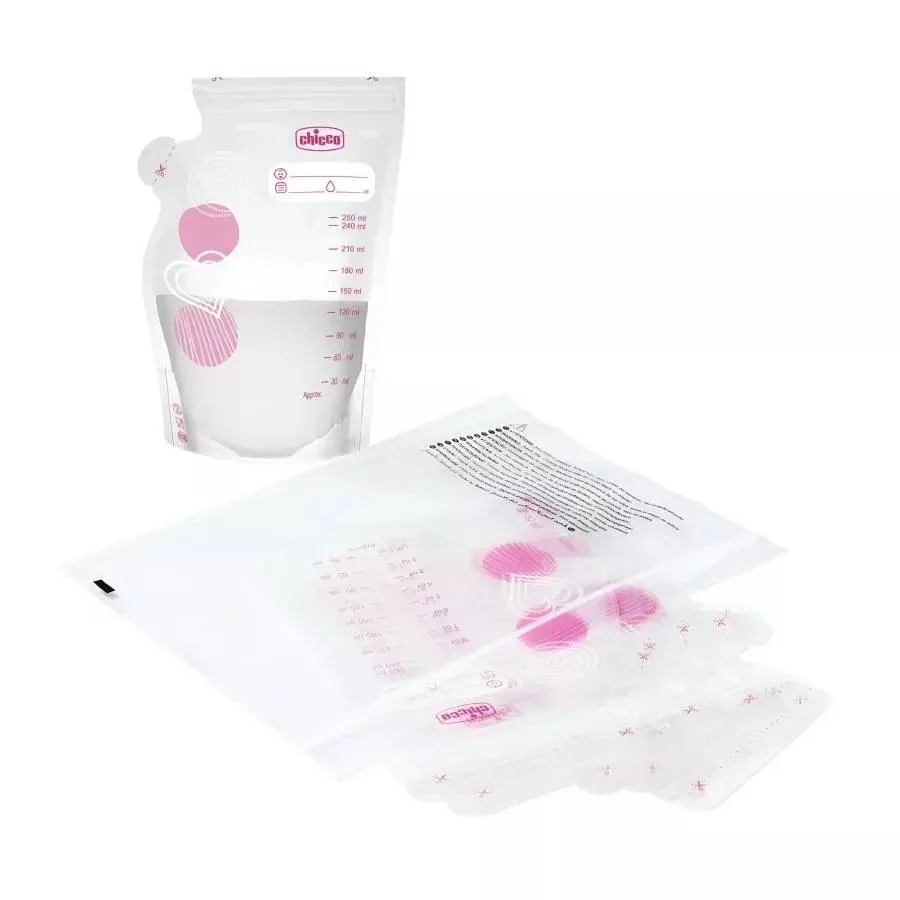 Pungi pentru stocarea laptelui matern, 30 bucati, Chicco