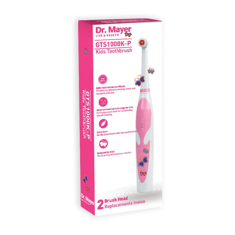 Periuta electrica copii GTS1000K Pink, 1 bucata, Dr.Mayer