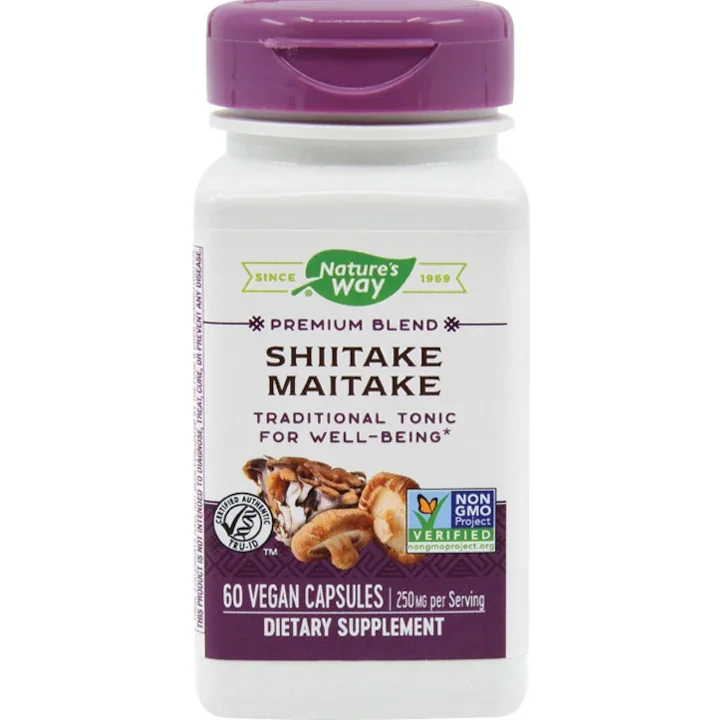Supliment Shiitake Maitake SE, 60 capsule, Secom