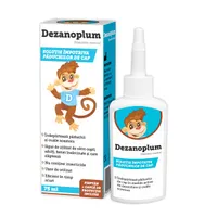 Dezanoplum solutie impotriva paduchilor, 75 ml, Zdrovit