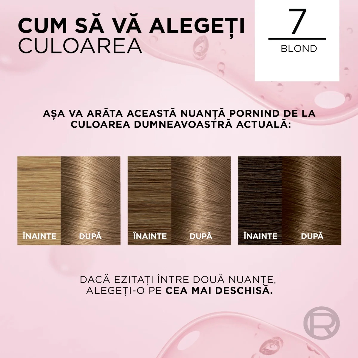 Vopsea de par permanenta Excellence Creme 7 Blond, 192ml, L'Oreal Paris
