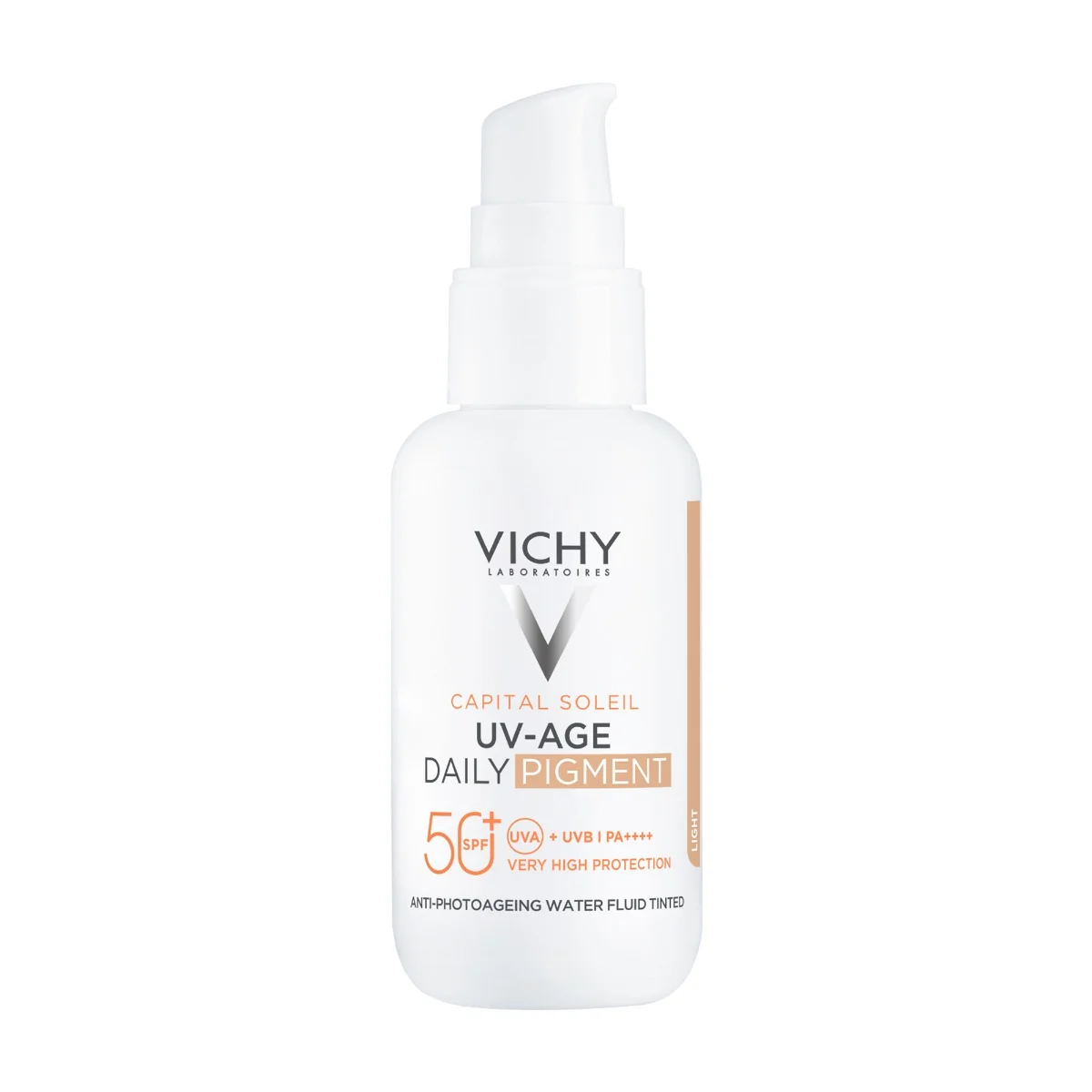 Fluid colorat apos anti-fotoimbatranire cu SPF50+ Capital Soleil UV-AGE DAILY, 40ml, Vichy