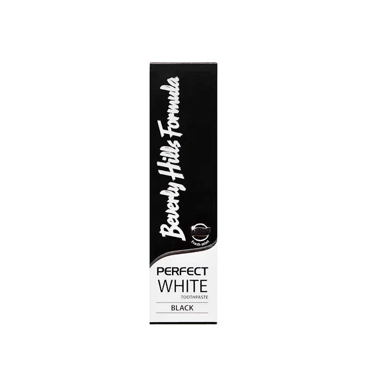 Pasta de dinti Perfect White Black, 100ml, Beverly Hills Formula