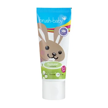 CADOU Pasta de dinti Applemint, 12ml, BrushBaby