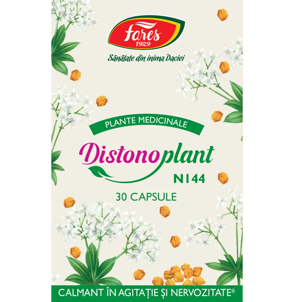 Distonoplant, N144, 30 capsule, Fares