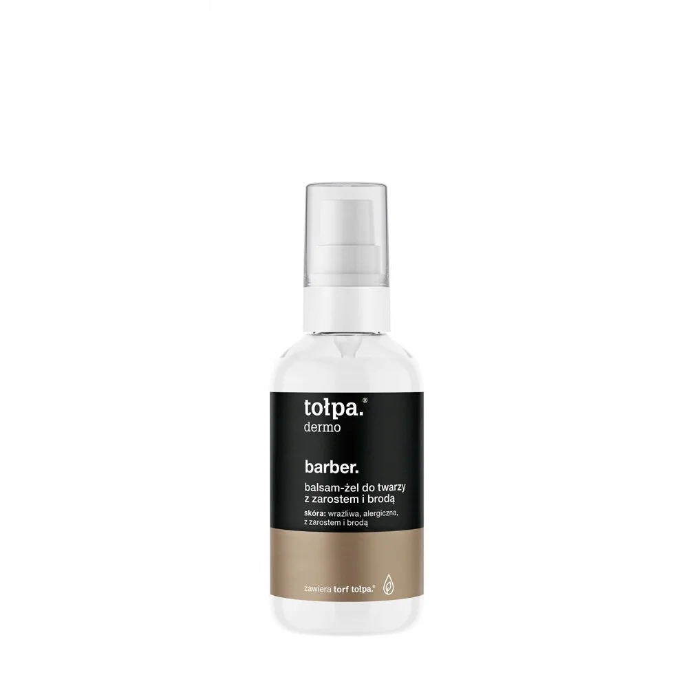 Balsam gel pentru fata si barba Dermo Men Barber, 100ml, Tolpa