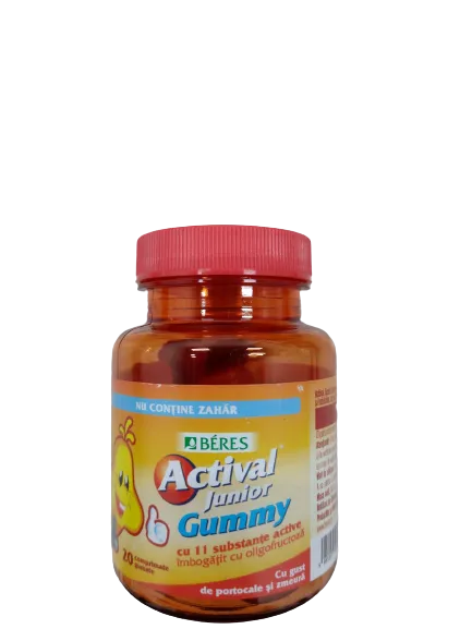 Actival Junior Gummy, 20 comprimate gumate, Beres