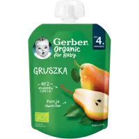 Pouch din pere de la 4 luni, 80g, Gerber