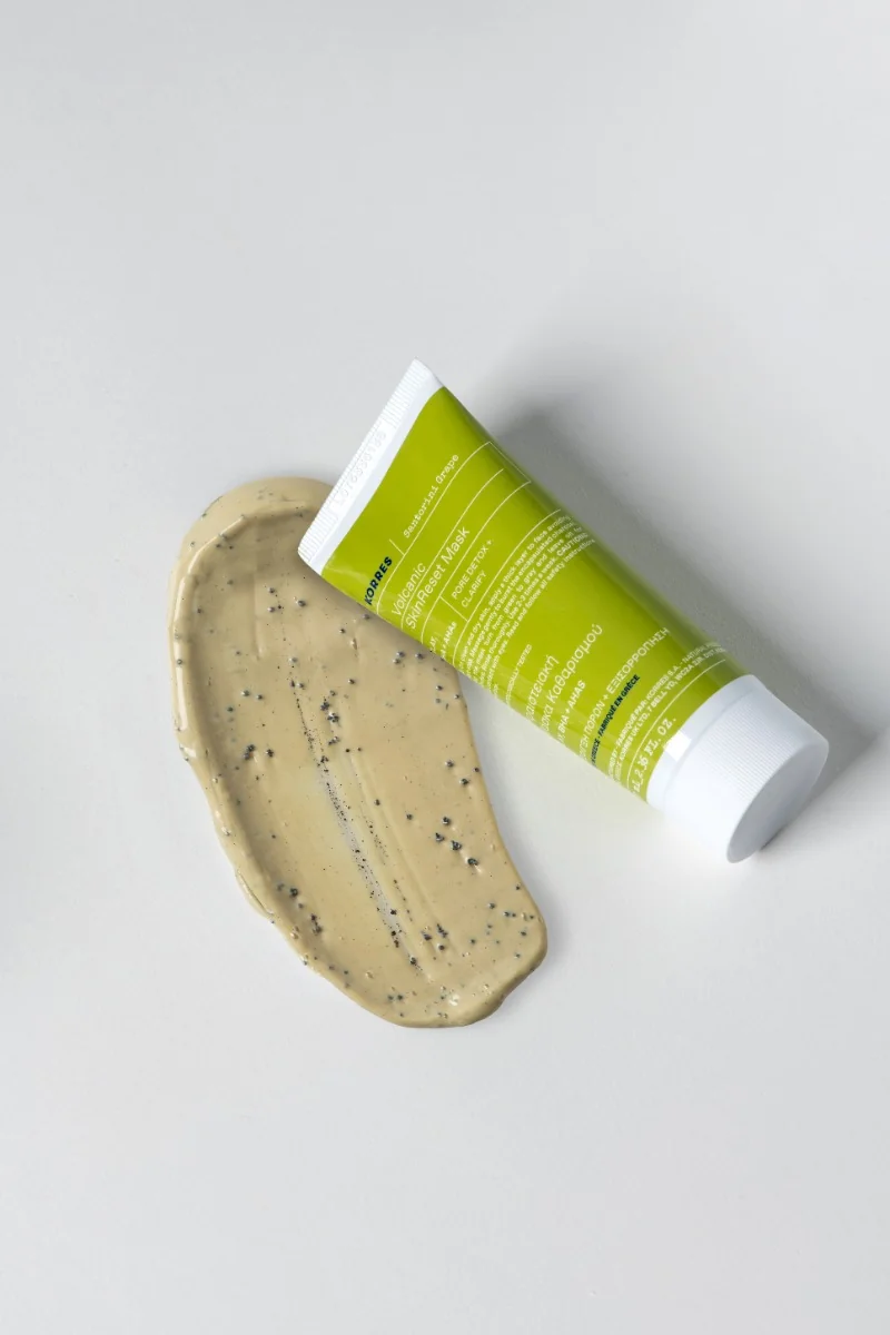 Masca pentru porii congestionati Volcanic SkinReset Mask Santorini Grape, 75ml, Korres
