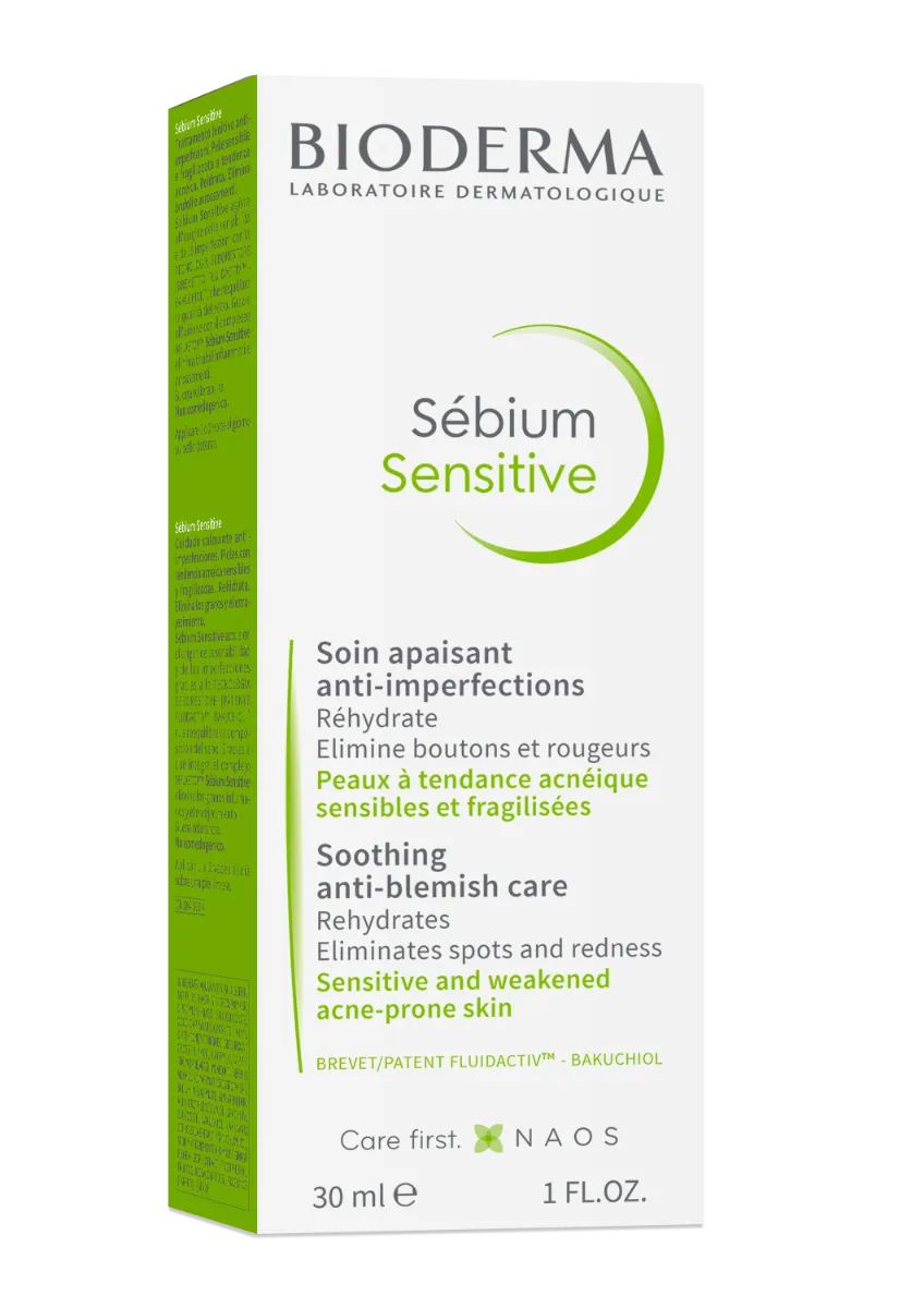 Gel Sebium Sensitive, 30ml, Bioderma 