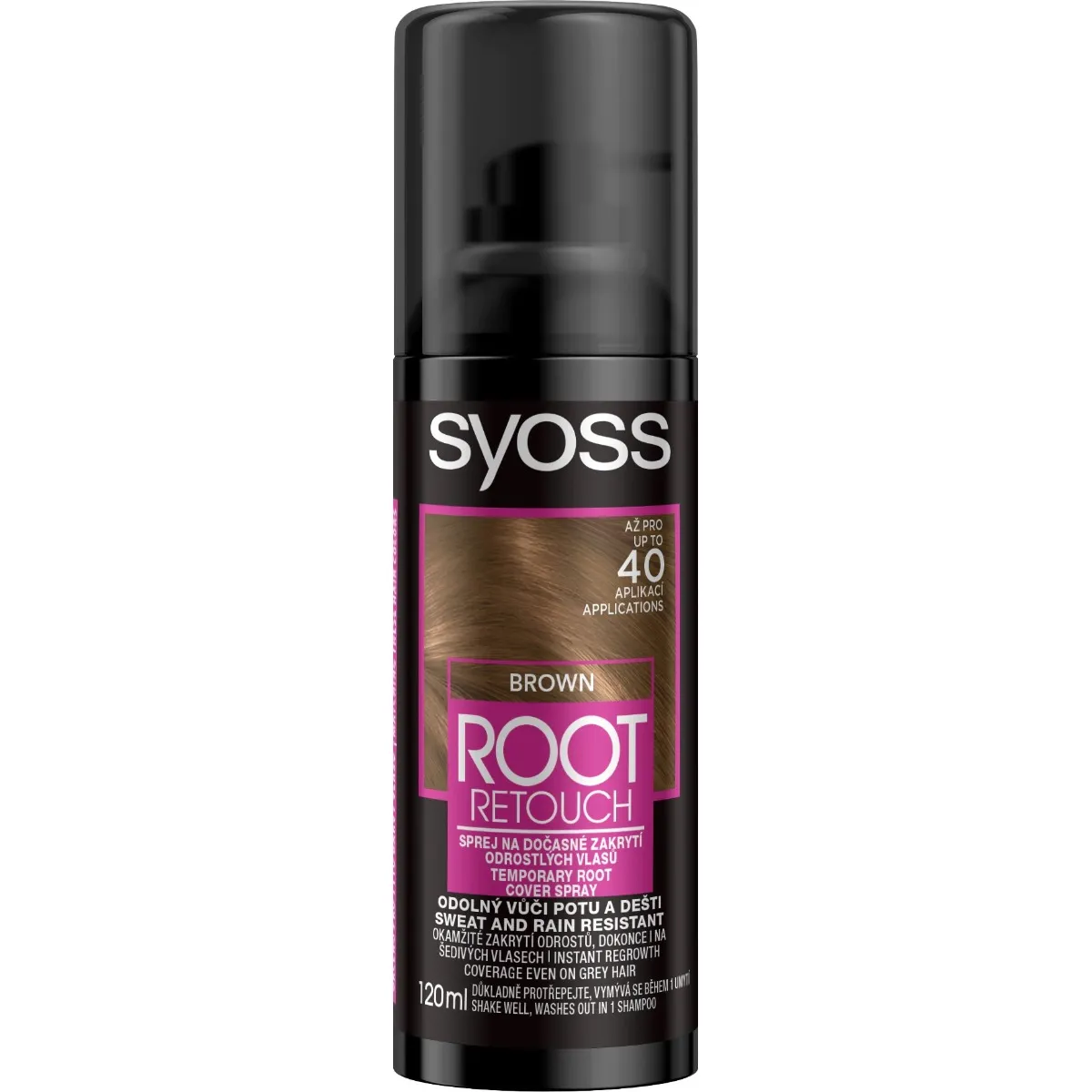 Spray pentru vopsirea temporara a radacinilor Root Retoucher Saten, 120ml, Syoss