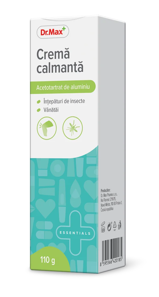 Dr. Max Crema calmanta cu acetotartrat de aluminiu, 110g 