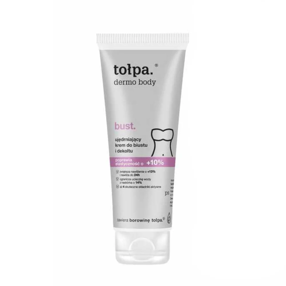 Crema pentru bust si decolteu cu efect de fermitate Dermo Body, 125ml, Tolpa