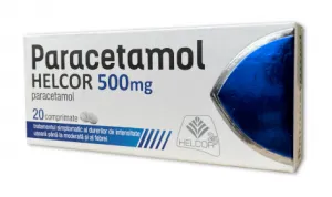 Paracetamol 500mg, 20 comprimate, AC Helcor