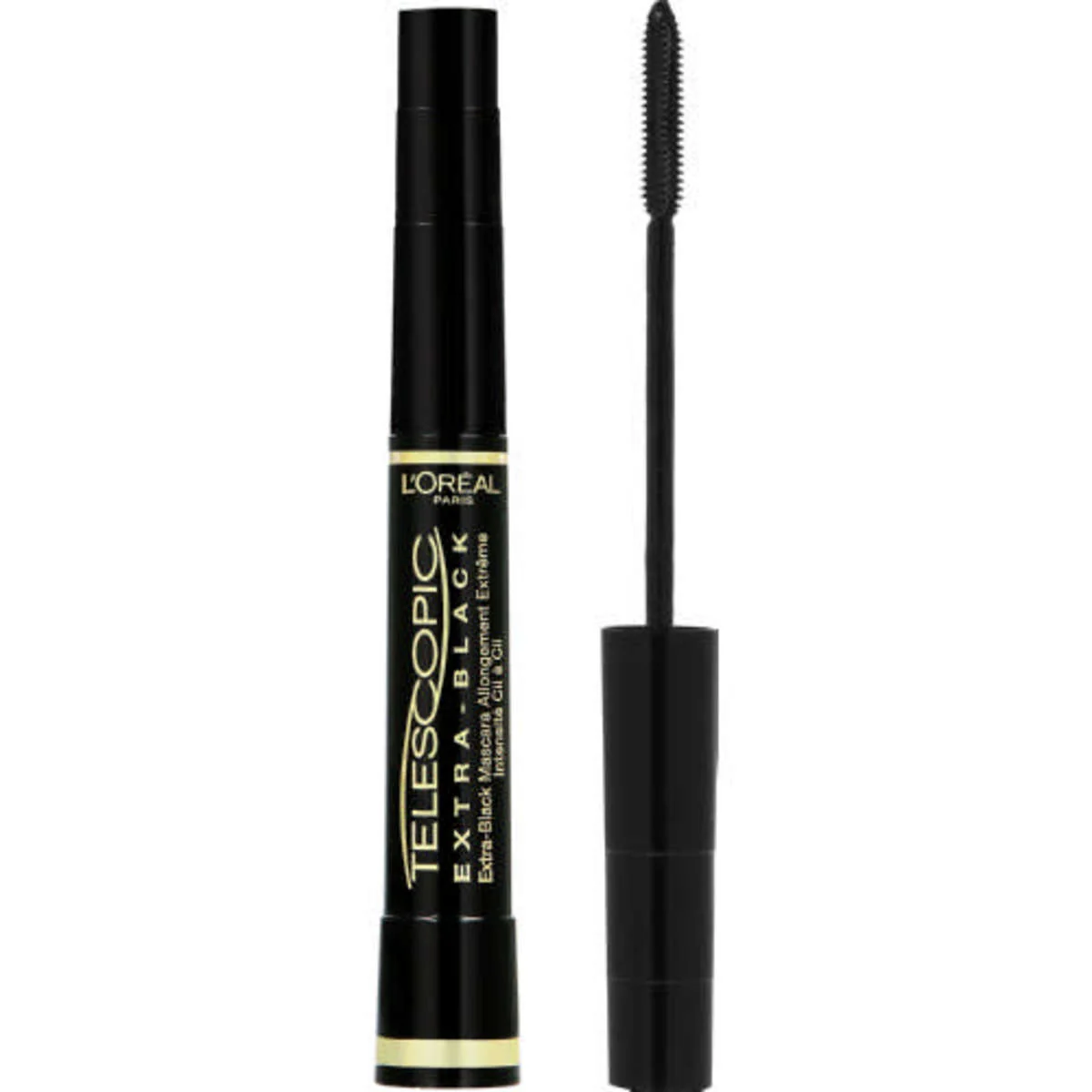 Mascara Telescopic Black Carbon, 8ml, L'Oreal Paris