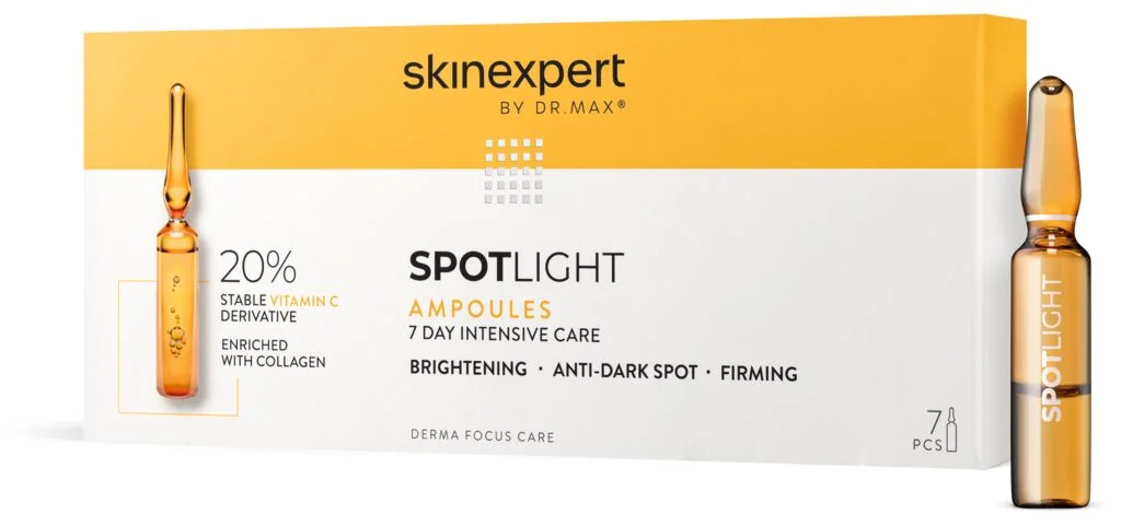 Skinexpert by Dr. Max® Fiole pentru luminozitate Spotlight, 7 x 1.5ml 