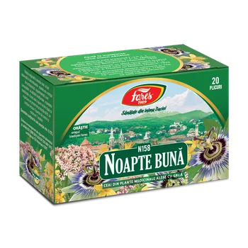 Ceai Noapte buna, 20 plicuri, Fares