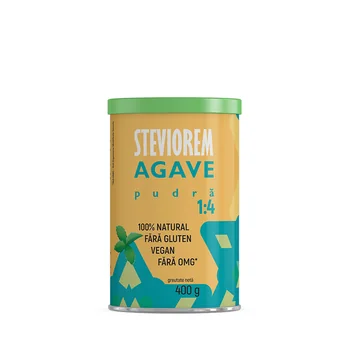 Agave Pudra 1:4, 400g, Steviorem